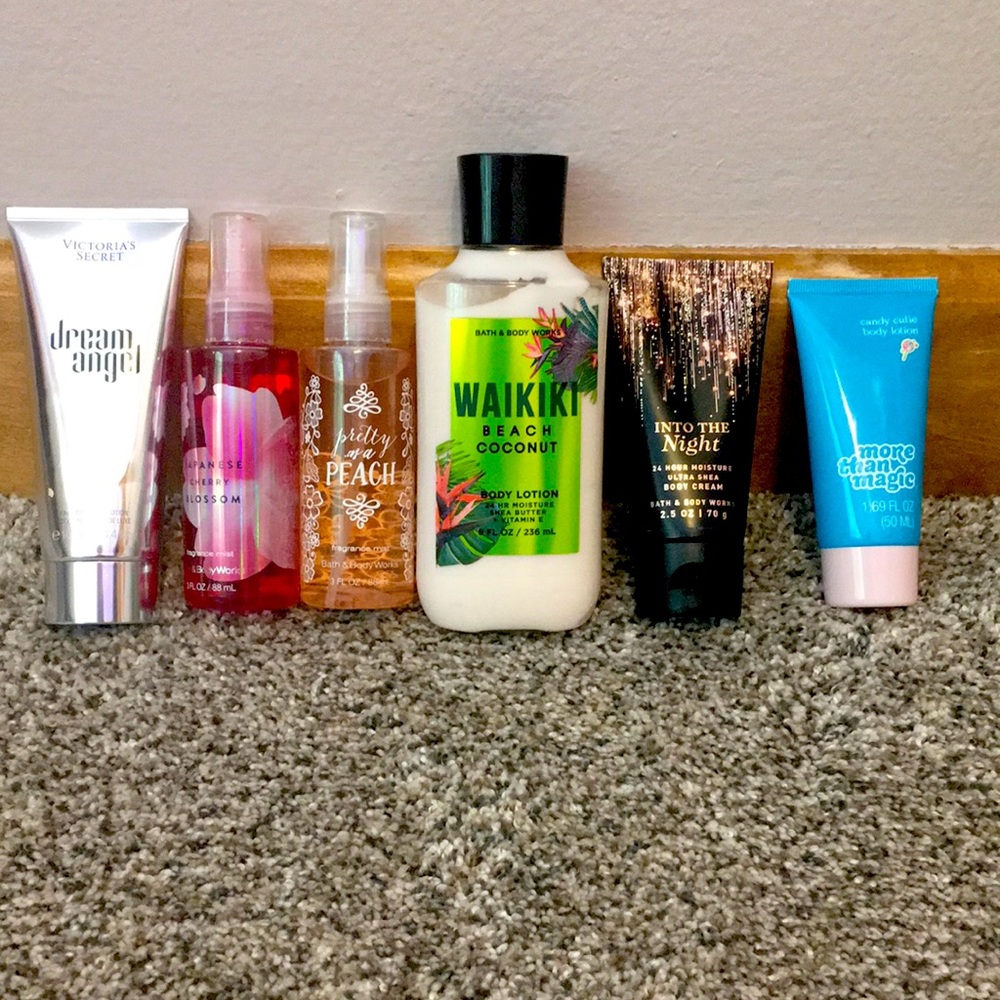Unused body care products!😀